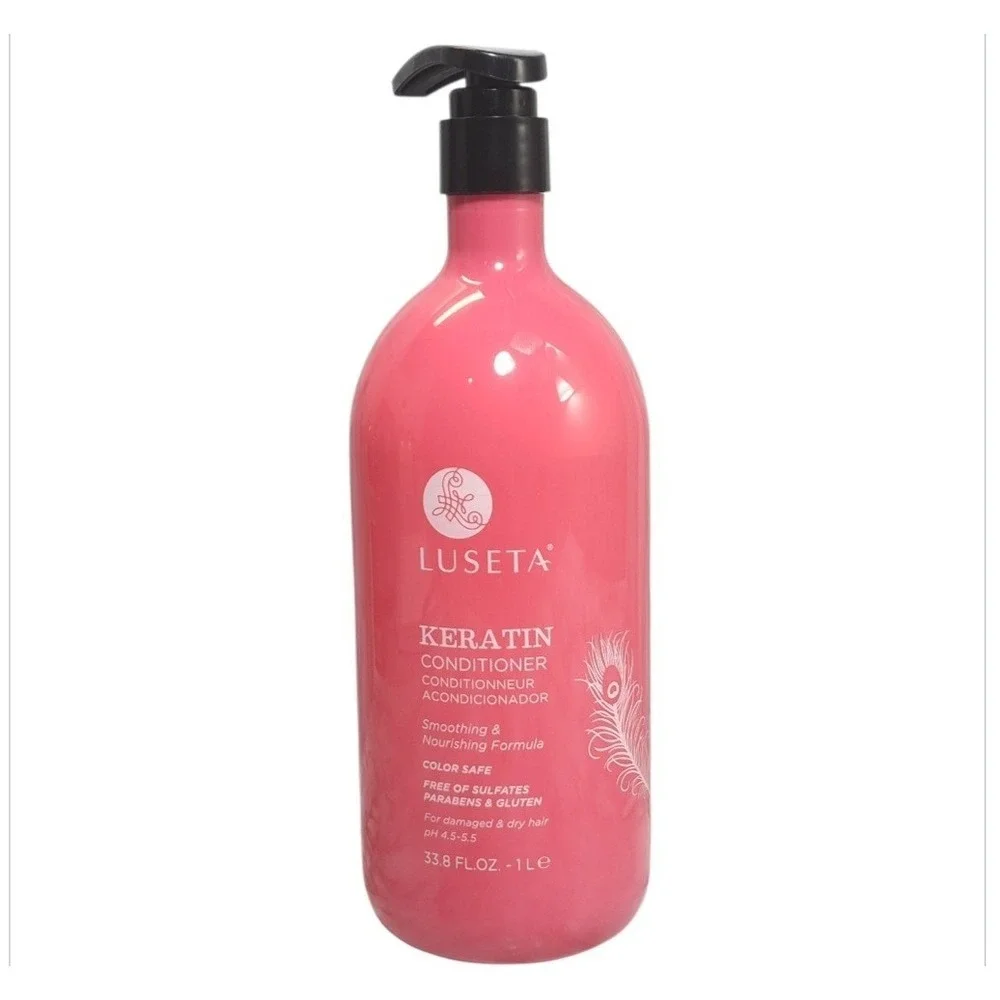 LUSETA KERATIN CONDITIONER Smoothing & Nourishing Formula 33.8 fl oz‎ Color Safe